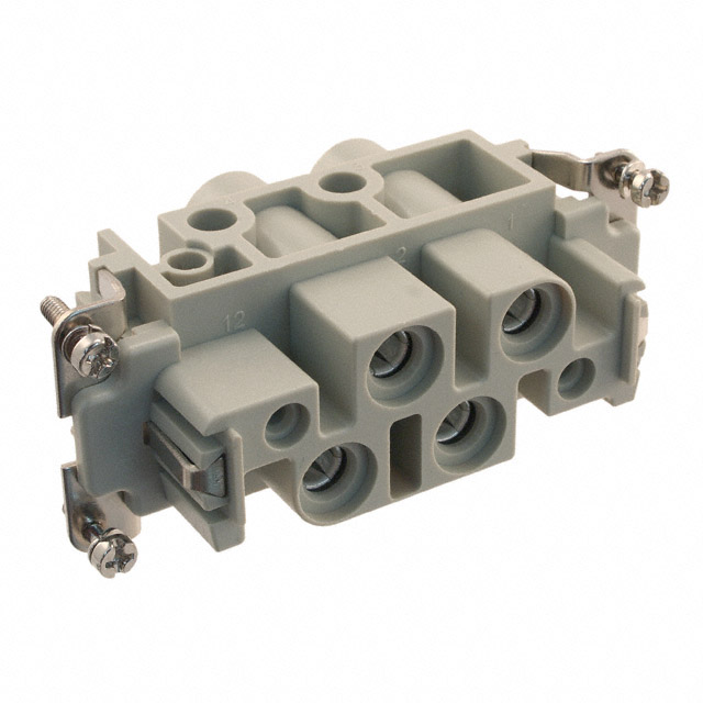 INSERT FEMALE 4+2POS+1GND SCREW