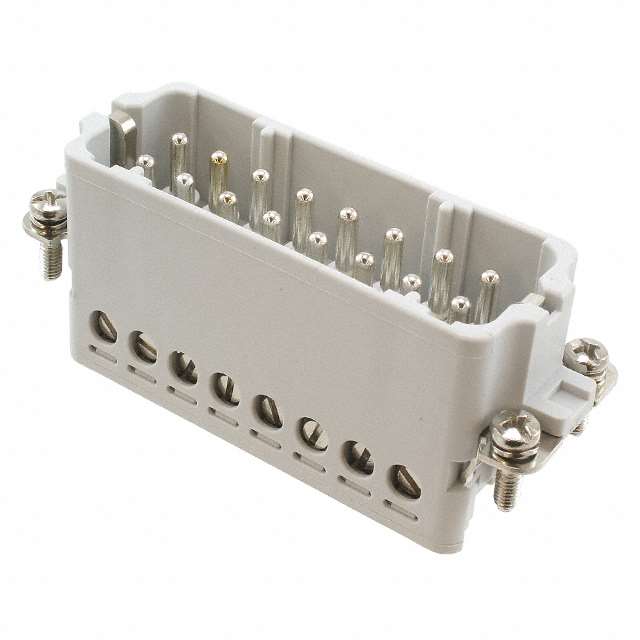 INSERT MALE 16POS+1GND SCREW