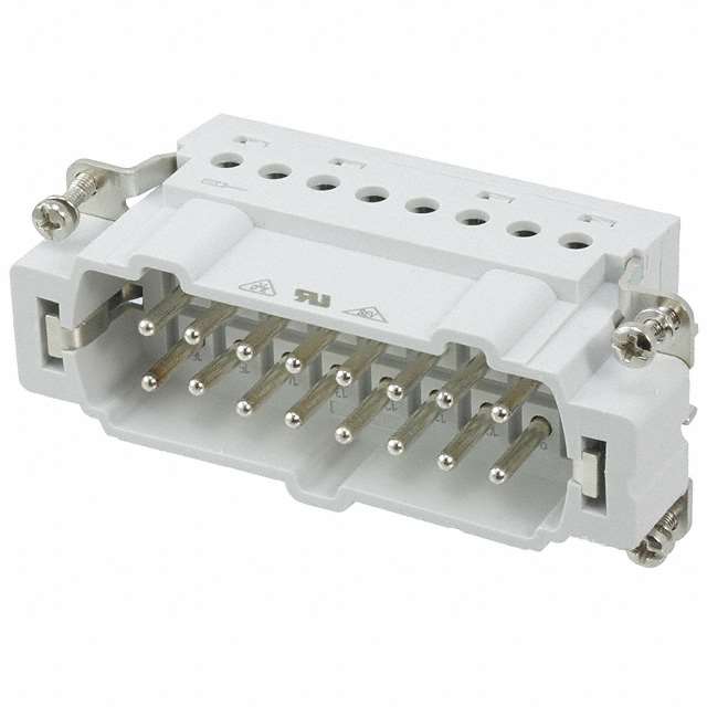 INSERT MALE 16POS+1GND SCREW