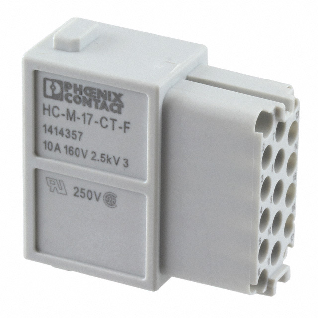 MODULE FEMALE 17POS CRIMP