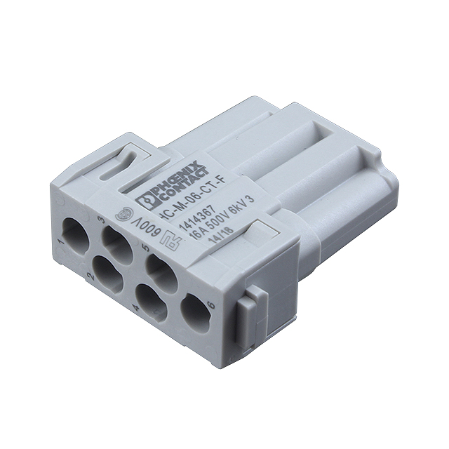 MODULE FEMALE 6POS CRIMP