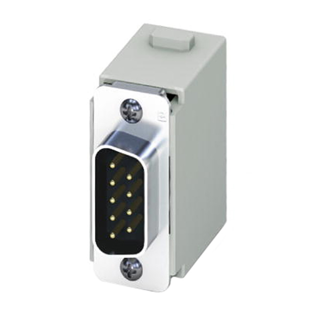 MODULE D-SUB MALE 9POS CRIMP