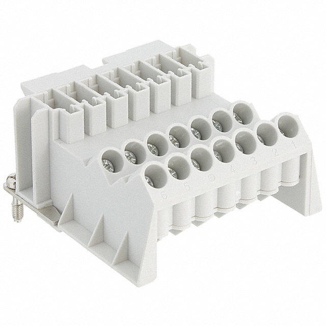 INSERT 6POS+1GND SCREW T-BOX