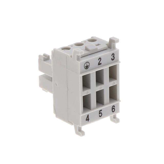 INSERT FEMALE 5POS+1GND SCREW
