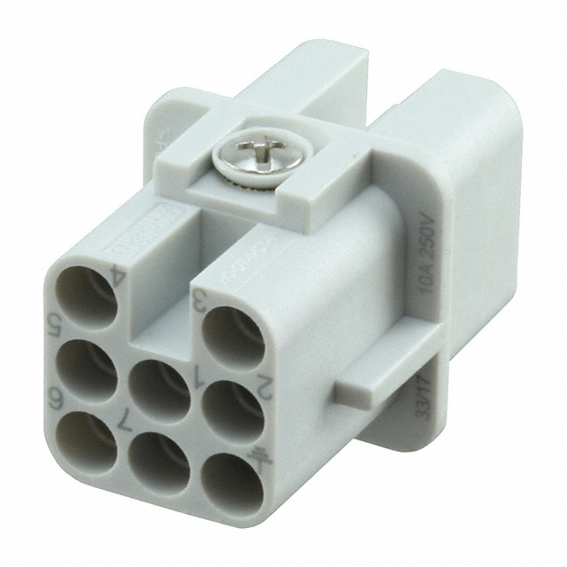 INSERT FEMALE 7POS+1GND CRIMP