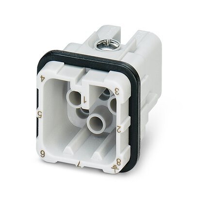 INSERT MALE 8POS+1GND CRIMP