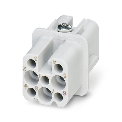 INSERT FEMALE 8POS+1GND CRIMP