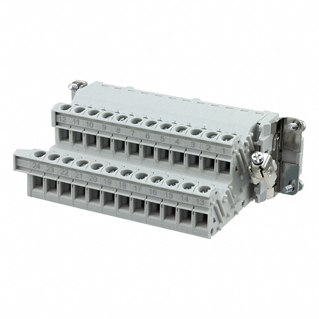 INSERT FMALE 24P+1GND TERM BLOCK