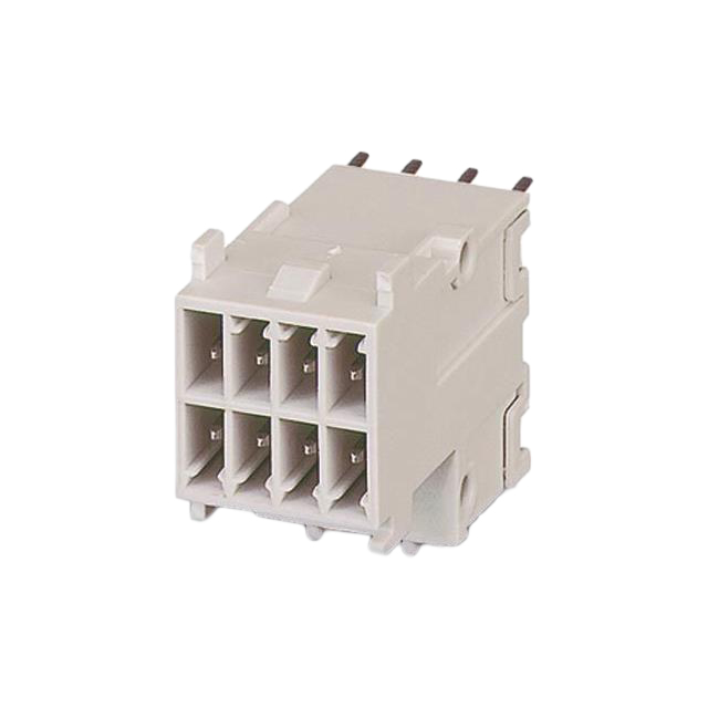 INSERT MALE 8POS SOLDER