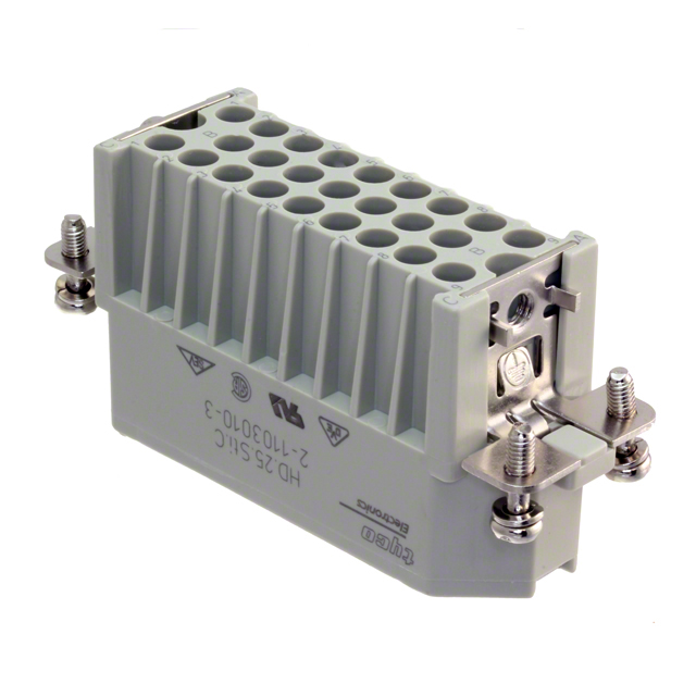 INSERT MALE 25POS+1GND CRIMP