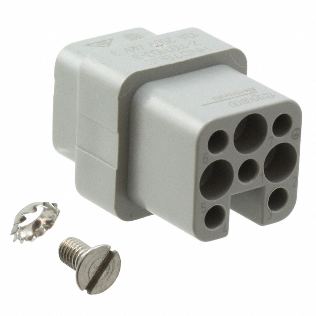 INSERT FEMALE 7POS+1GND CRIMP