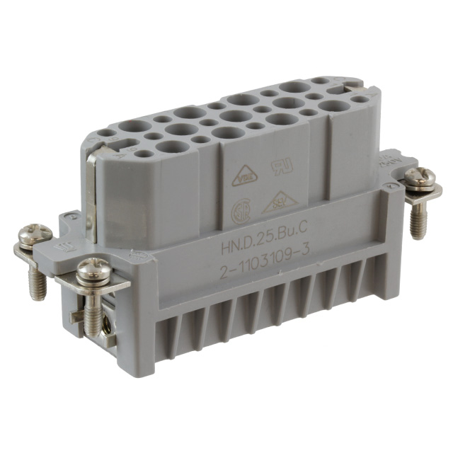 INSERT FEMALE 25POS+1GND CRIMP