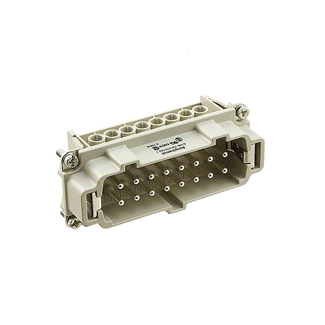 INSERT MALE 16POS+1GND SCREW