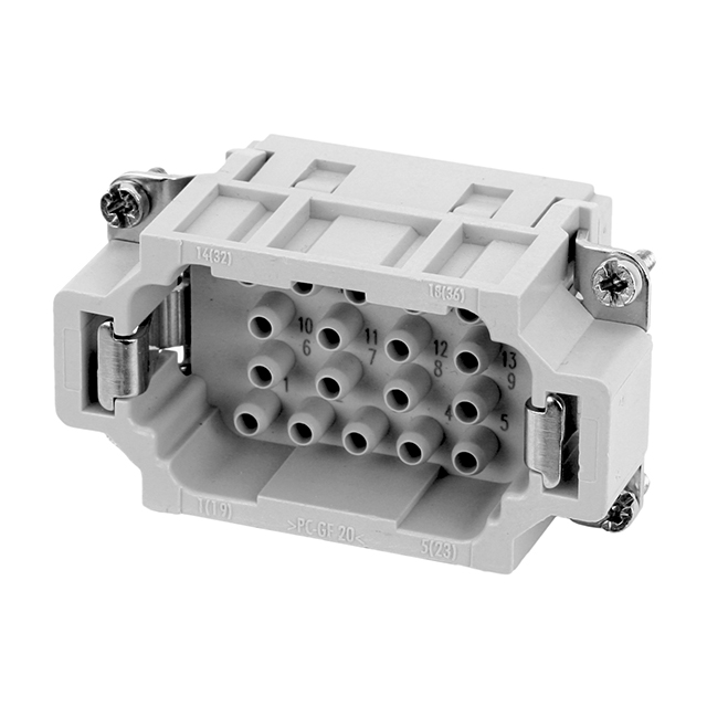 INSERT MALE 18POS+1GND CRIMP