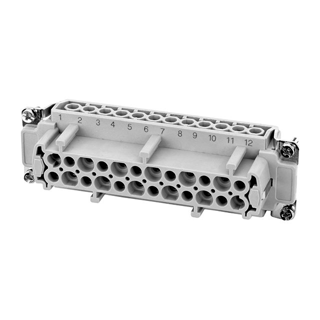 INSERT FEMALE 24POS+1GND SCREW