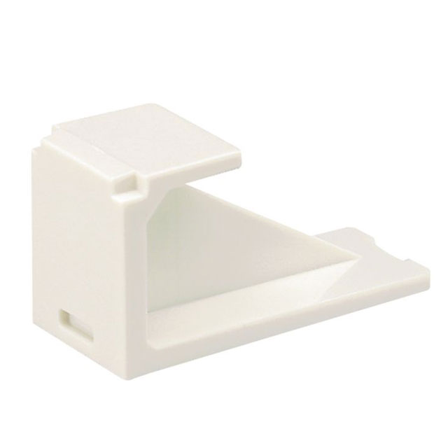 BLANK MODULE, 1 PORT, WHITE, 50