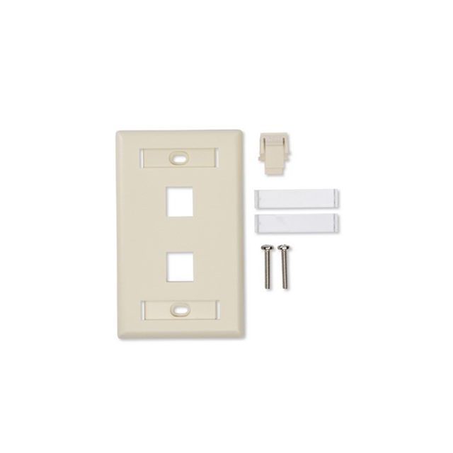 KCONN FACEPLATE 1-P SG WHI
