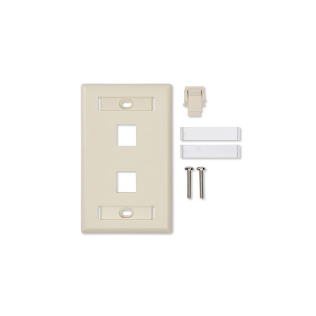 KCONN FACEPLATE 3-P SG ALMOND