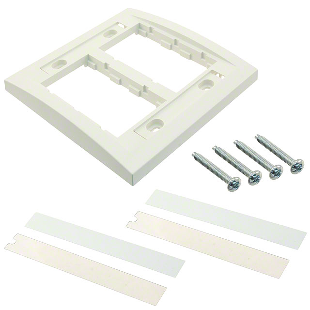 FACEPLATE DOUBLE GANG WHITE