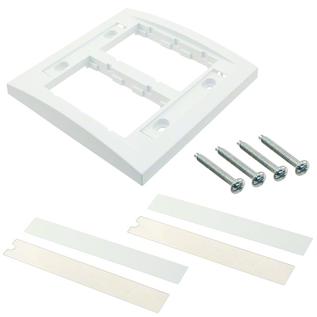 FACEPLATE DOUBLE GANG WHITE