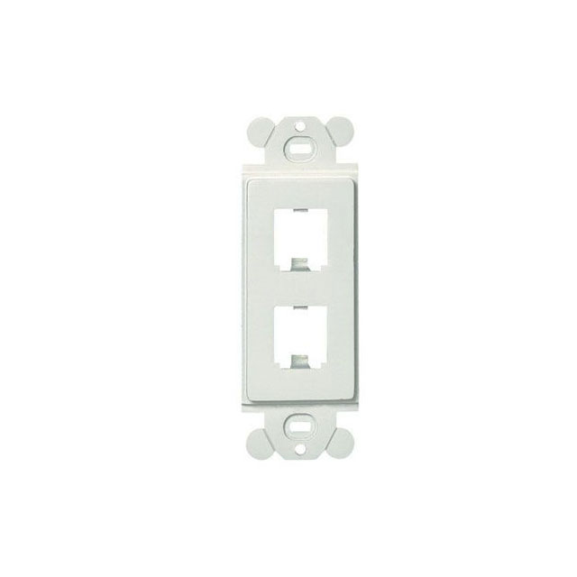 GFCI FRAME, 2 PORT, INTL GRAY