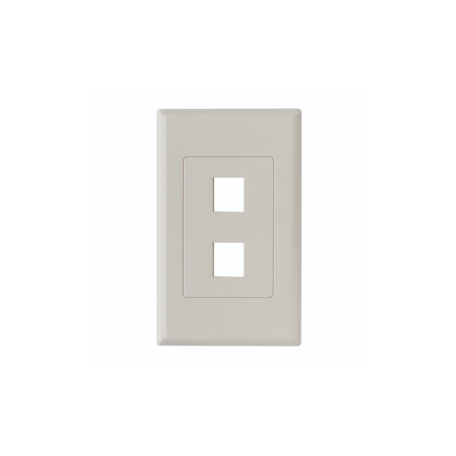 SCREWLESS DECORA 2 PORT FACEPLAT