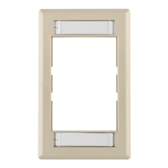 FACEPLATE SNGL GANG 1PORT IVORY