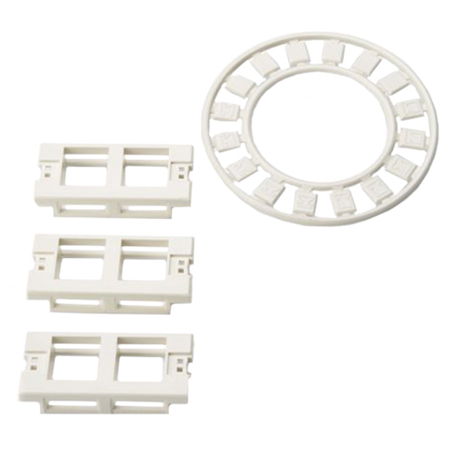 MOD INSERT 2PORT WHITE