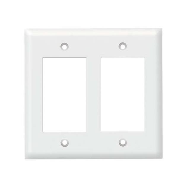 WALL PLATE DECORA DOUBLE GANG