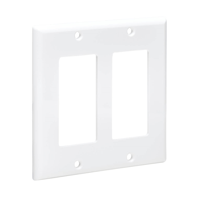 DOUBLE-GANG FACEPLATE, DECORA ST