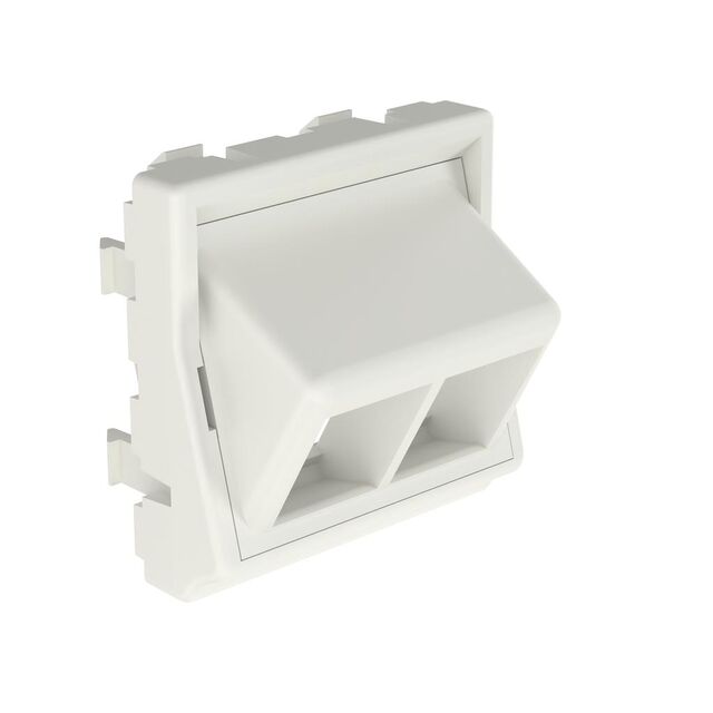 NETKEY ADAPTER, 2 PORT, ARCTIC W