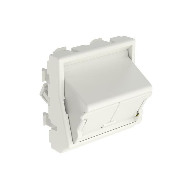 NETKEY ADAPTER, 2 PORT, ARCTIC W
