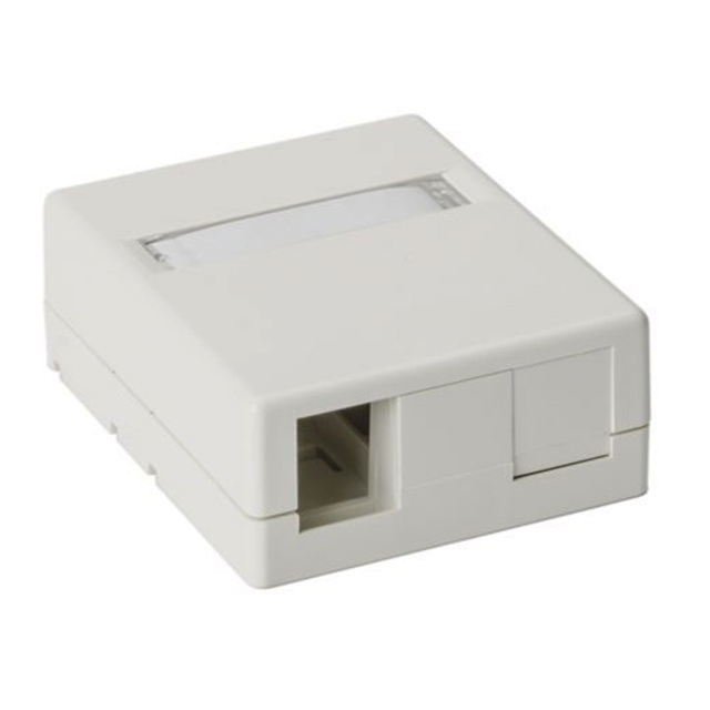 MOD BOX SMD 2PORT WHITE