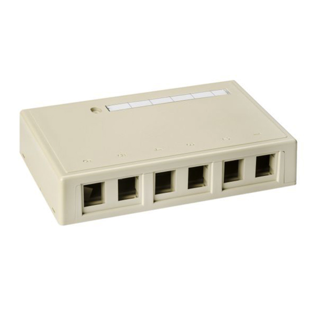 MOD BOX SMD 6PORT IVORY