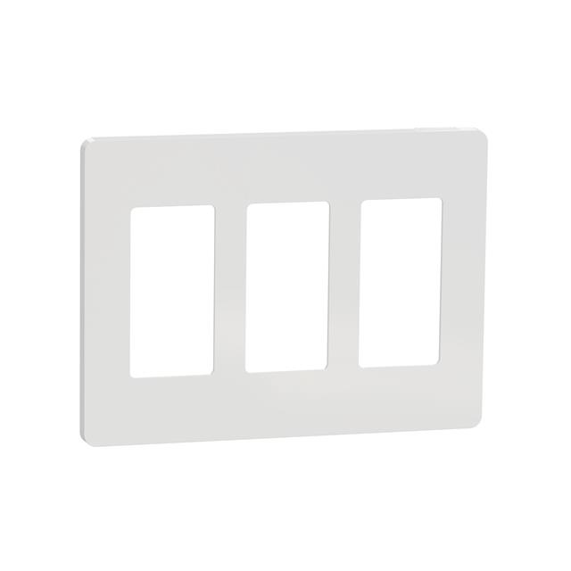3 GANG SCREWLESS MATTE WALL PLAT