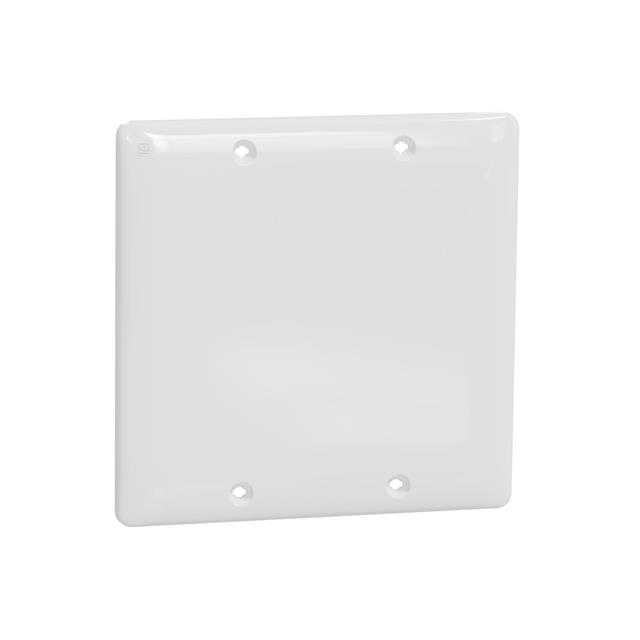 2 GANG BLANK WALL PLATE WH
