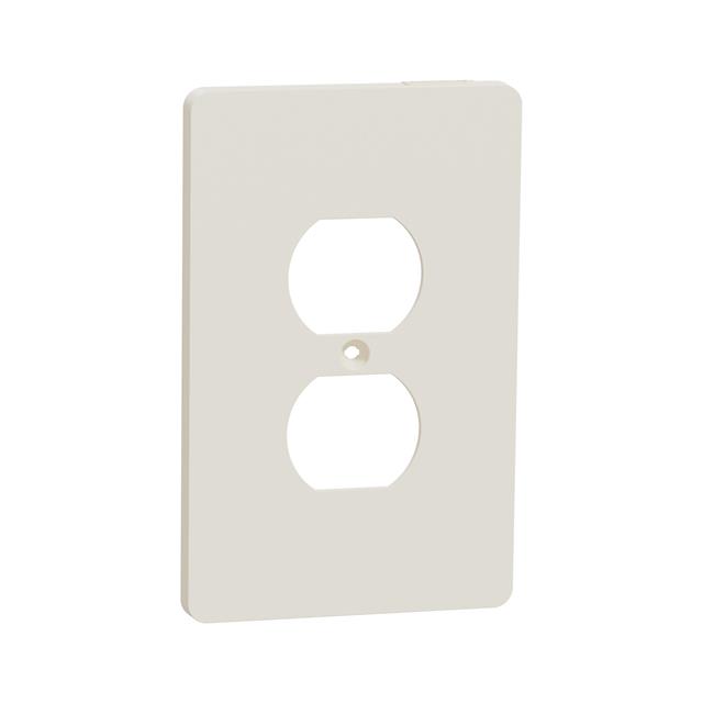1 G MID+ DUPLEX OUTLET WALL PLAT