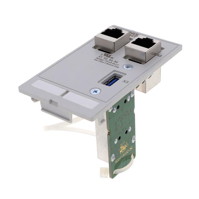 FRONT PLATE WITH CONTACT INSERTS