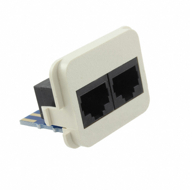 INSERT RJ45 JACK DUAL TO PCB