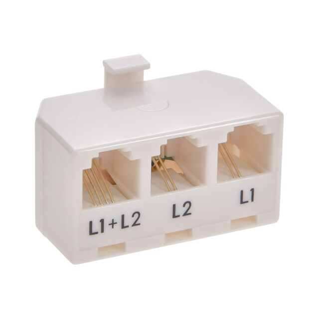 RJ11 6P4C Line Splitter, Line1/L