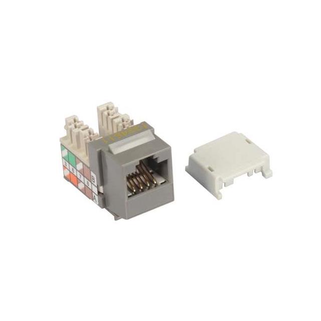 KS 110-RJ45 JACK CAT5E GRAY