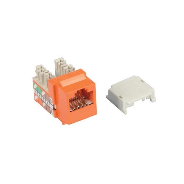 KS 110-RJ45 JACK CAT6 ORANGE