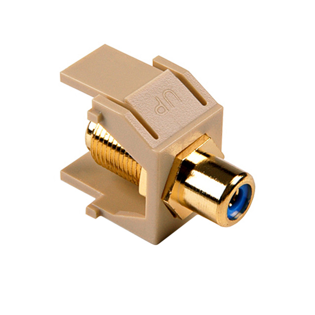 INSERT RCA JACK TO F TYPE JACK