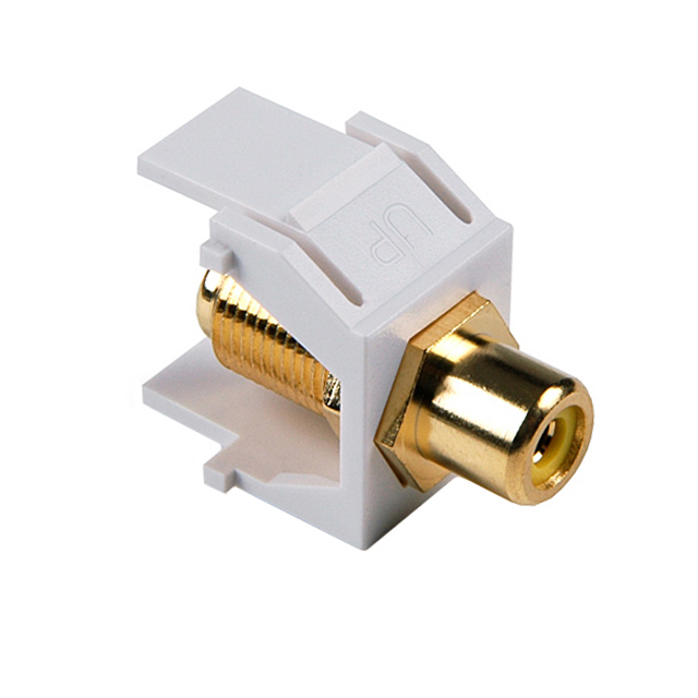 INSERT RCA JACK TO F TYPE JACK