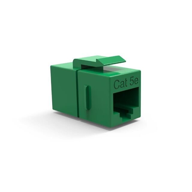 CAT5E GN KEYSTONE JACK COUPLER