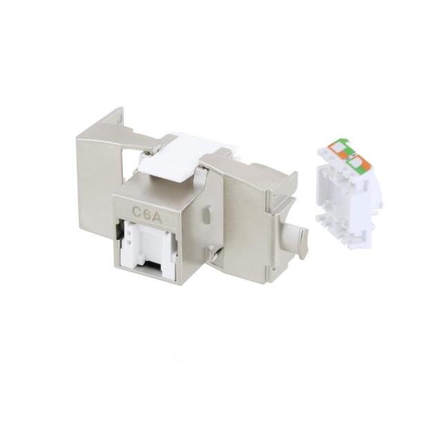 C6A SHIELDED KEYSTONE JACK RJ45/