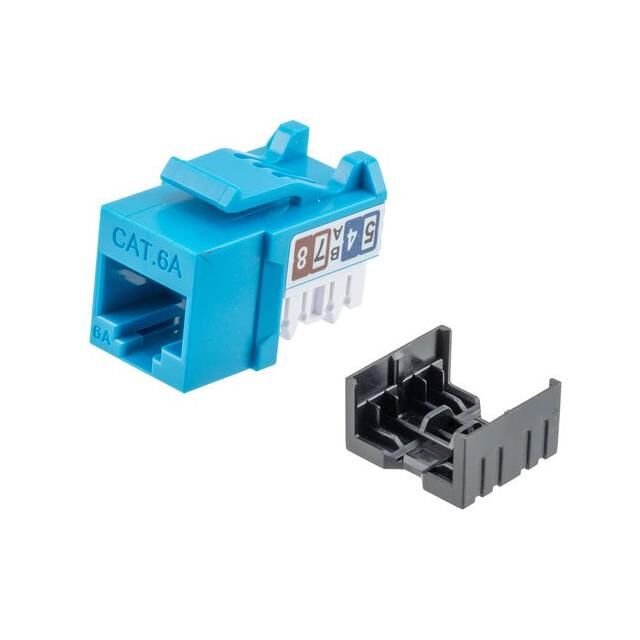 CAT6A RJ45 KJ, 90 PUNCH DOWN,MIN