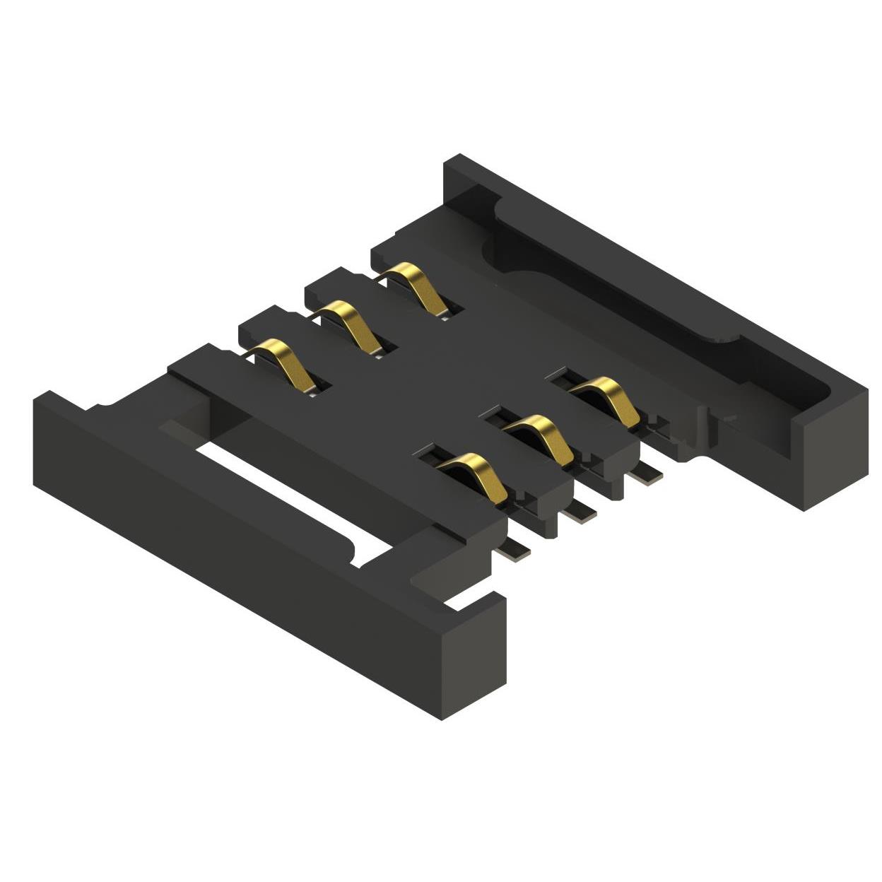CONN MINI SIM CARD R/A SMD
