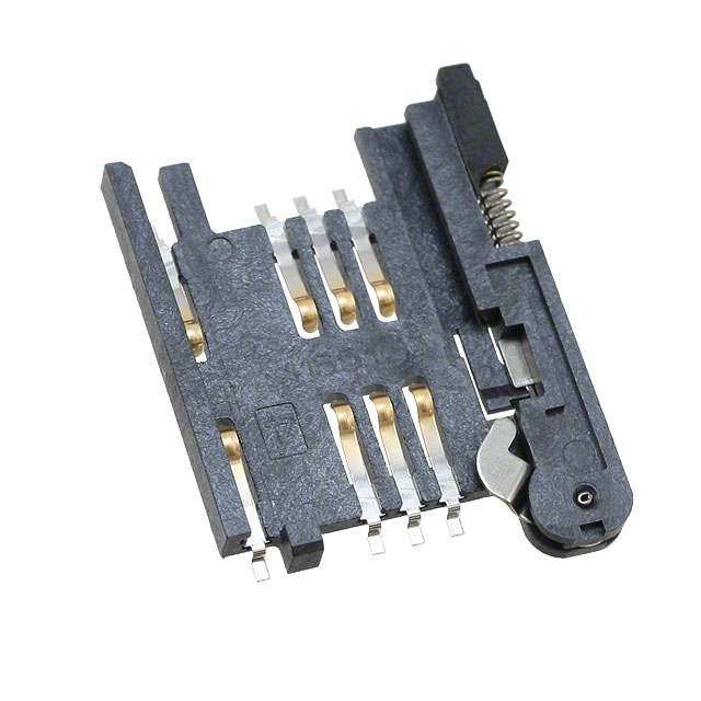 CONN SIM CARD R/A SMD