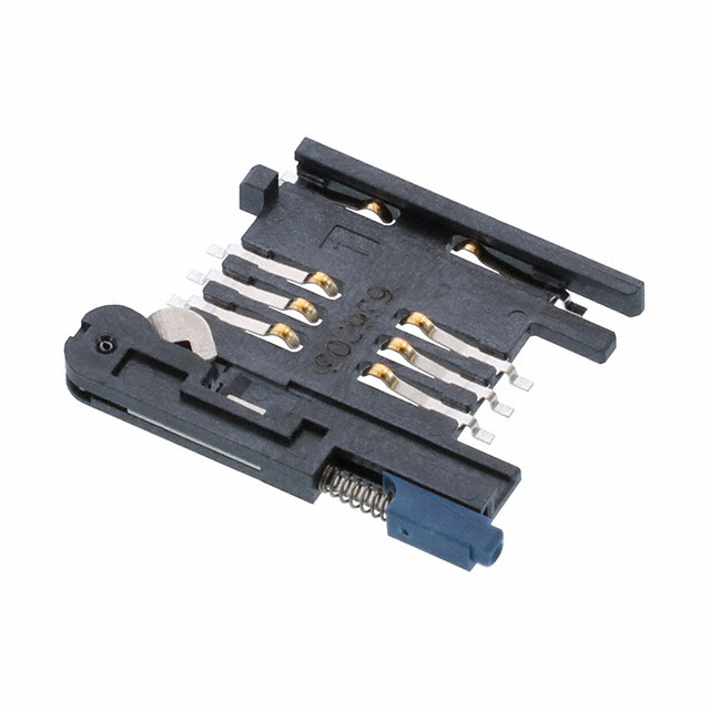 CONN SIM CARD R/A SMD